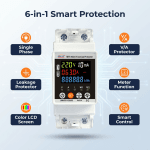 JIUJI Smart WiFi Multi-Function Protector | Smart Energy Meter, Leakage Protection, Power Monitor & App Control - Image 9
