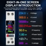 JIUJI Tuya WiFi Smart Multi-Function Protector With Temperature Monitoring - Image 3