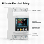 JIUJI Smart WiFi Multi-Function Protector | Smart Energy Meter, Leakage Protection, Power Monitor & App Control - Image 6