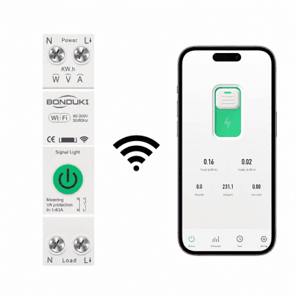 Bonduki WiFi Smart Circuit Breaker | 63A | Smart Life & Tuya App