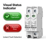 DC Surge Protective Device | 1000V DC SPD | 40kA Solar PV Lightning Protection | DIN Rail - Image 5