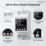 JIUJI Smart WiFi Multi-Function Protector | Smart Energy Meter, Leakage Protection, Power Monitor & App Control - Image 5