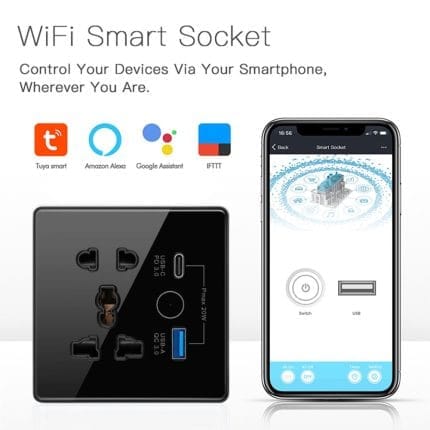 Smart WiFi Wall Socket