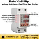 Adjustable Over Voltage, Under Voltage & Over Current Protector - Image 3