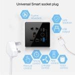 Smart WiFi 5 Pin Wall Socket With USB - Image 2