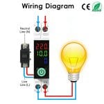 Smart WiFi Circuit Breaker | 63A | LCD Display | Energy Monitoring | Tuya App Control - Image 3