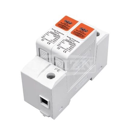 TOMZN DC Solar Surge Protective Device 1000V 40kA – 2P Solar SPD