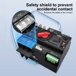 TOMZN TOQ7 Mini Automatic Transfer Switch (ATS) | Dual Power Auto Changeover Switch | PC Class | DIN Rail - Image 6