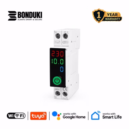 Smart WiFi Circuit Breaker | 63A | LCD Display | Energy Monitoring | Tuya App Control