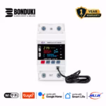 JIUJI 100A 2P Dual Relay Multifunctional Protector